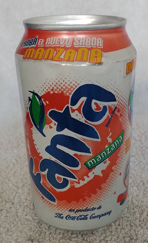 Lata Vacía Gaseosa Fanta Manzana