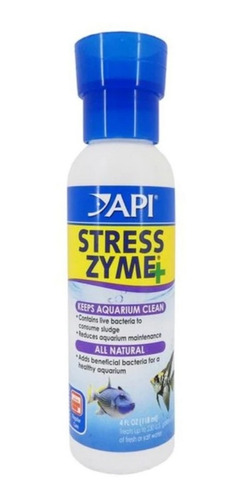 Stress Zyme Api Acelerador Biológico Para Aquários 118ml