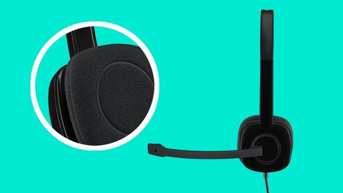 Audífonos Logitech H151 Con Micrófono Y Controles Integrados
