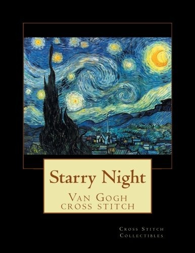 Starry Night Van Gogh Cross Stitch Pattern