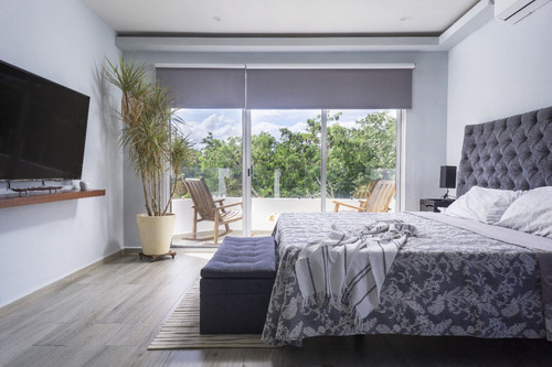 Depto. En Venta Playa Del Carmen Q. Roo De 3 Recamaras Amueblado Full En Residencial Starlight Towers