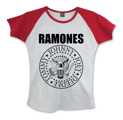 Remera Oficial Ramones De  Dama Fan Store Mvd Merchandising