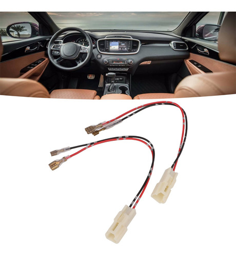 Conector De Arnés De Cableado De Parlante, 1 Par De Enchufes