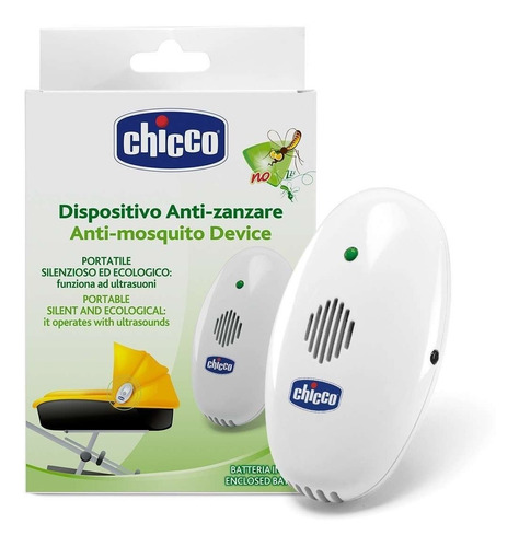 Imagen 1 de 3 de Dispositivo Anti Mosquito Chicco Ultrasonico Portatil Bebe