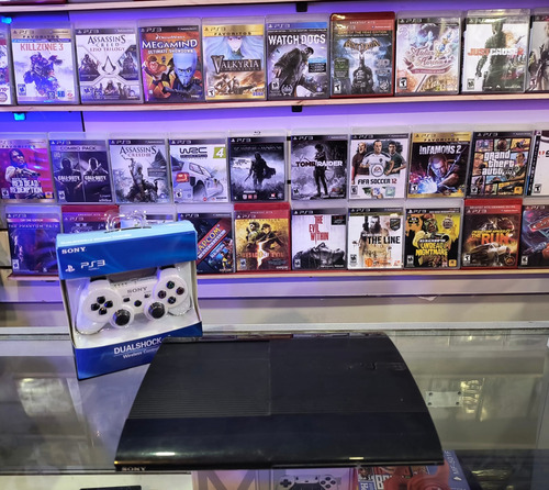 Ps3 Ultra Slim 250gb Impecable Negro (Reacondicionado)