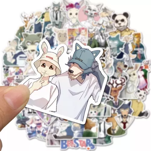 Stickers Beastars Pegatinas Anime Kawaii 50 Unidades