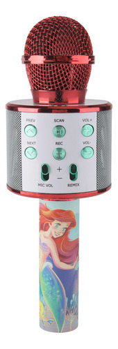 Microfono Karaoke Bluetooth Portatil Disney Princesa  Rosa