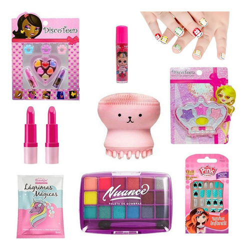 Maquiagem Infantil Presente Menina Criança Linda Top