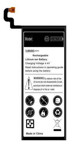 Bateria Para Samsung Galaxy Note 5 Alta Capacidad Larga 3400