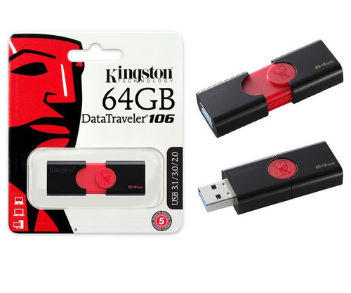 Pendrive Kingston Dt106 64gb Ultra Usb 3.0