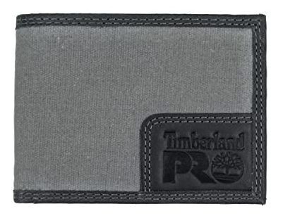 Timberland Pro Cuero De Los Hombres De Lienzos Rfid 3qsvo