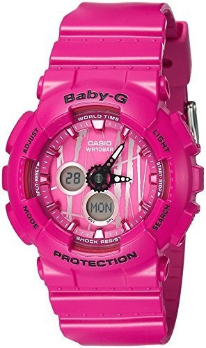 Reloj Deportivo De Cuarzo De Goma Rosa Casio Womens Baby G B