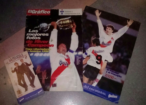 River Plate Campeón De América 1996 - Vhs, Revistas + Poster