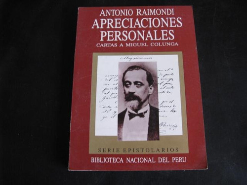 Mercurio Peruano: Libro Apreciaciones Personales Raymond L75