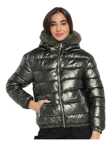 Jaqueta brilhosa best sale