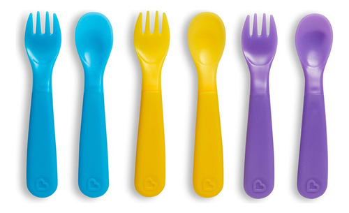 Munchkin Set Color Reveal Tenedores Y Cucharitas Mágicas 