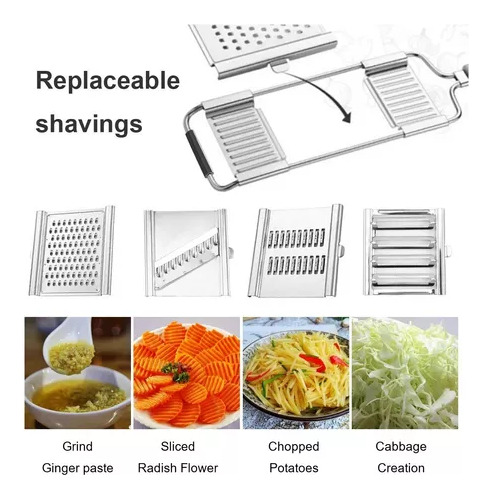Fabricante De Papas Fritas Con Rallador Multipropósito