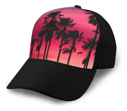Palm Tree Sunset Gorra De Béisbol Sombrero De Papá Sombrero 