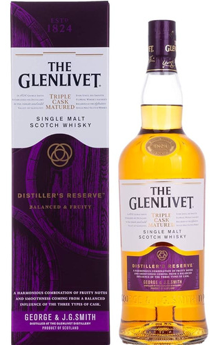 Whisky Glenlivet Triple Cask Matured Ra - mL a $420