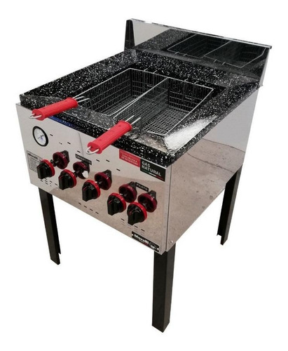 Freidora industrial Morelli F-35 35L acero inoxidable