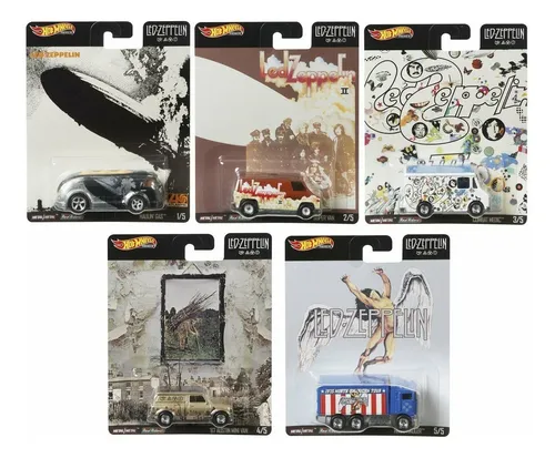 Hot Wheels Led Zeppelin Premium Box ( Importado Japan