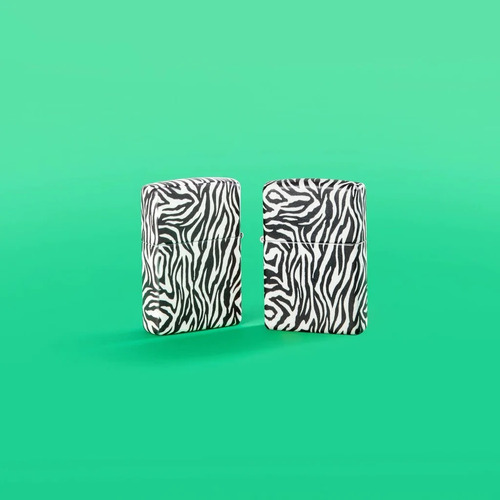 Imagen 3 de 10 de Encendedor Zippo Modelo 48223 Zebra Print Design Garantia