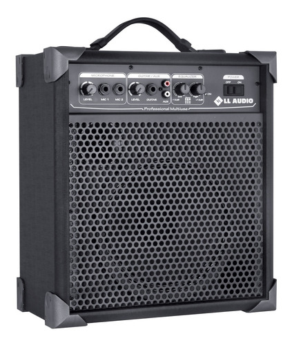 Caixa Amplificada Multiuso 15w P/ Mic. E Violão Lx60 Llaudio