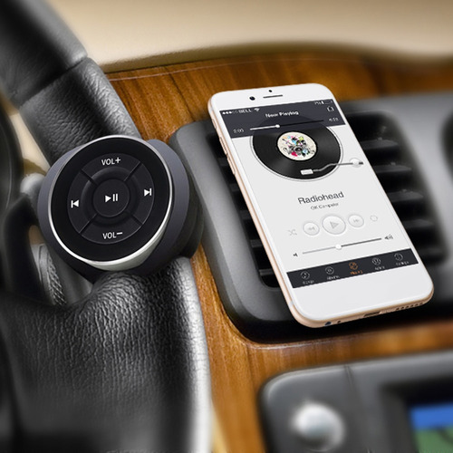 Control Remoto Inalámbrico Bluetooth, Volante De Coche,