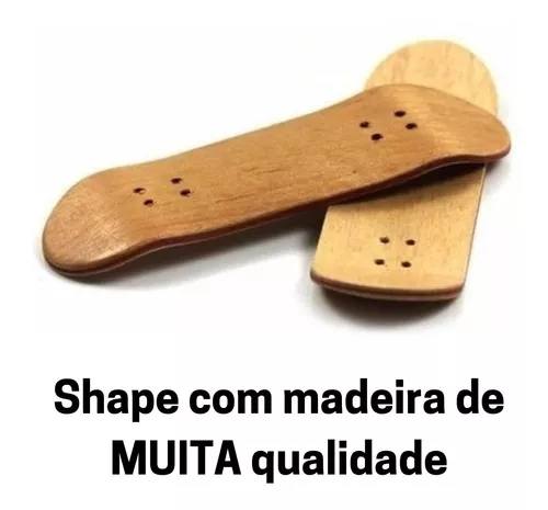 Skate de Dedo Profissional com Shape de Madeira e com Rolamento, Cacareco  Nunca Usado 90381926