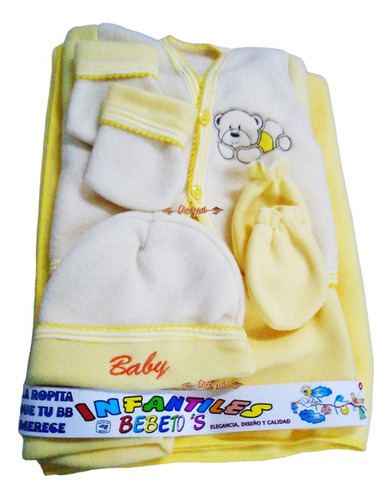 Kit Set De Bienvenida Para Bebe Recién Nacido (6 Pzs)