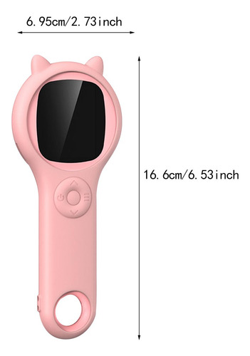Lupa Electrónica Portátil Para Niños, Juguete Rosa