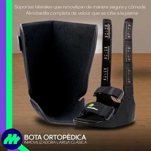 Bota Ferula Larga Walker Para Tobillo Inmovilizadora De Lujo | Envío gratis