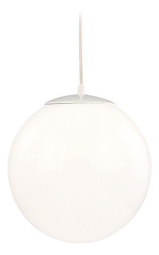 Globe Mini-pendant Color Luz Moderno Vidrio Blanco