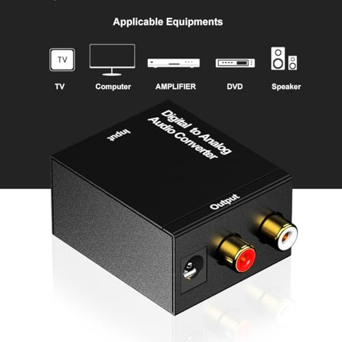 Convertidor Digital A Analógico - Pack Dac Spdif A Rca