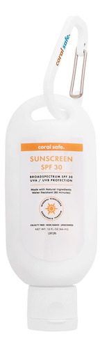 Reef Safe Sunscreen Spf 30 Locion Facial Mineral De Viaje, A
