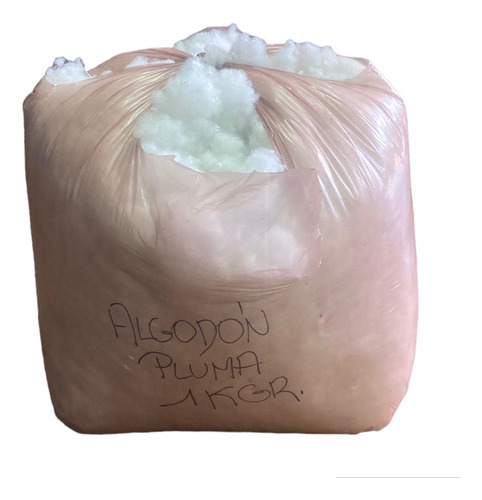 Relleno Hipoalergenico Algodon Sintético Cojin Plumilla 1kg