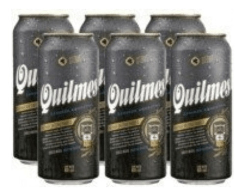 Cerveja Preta Argentina - Quilmes Stout Pack 6 Latões 473ml