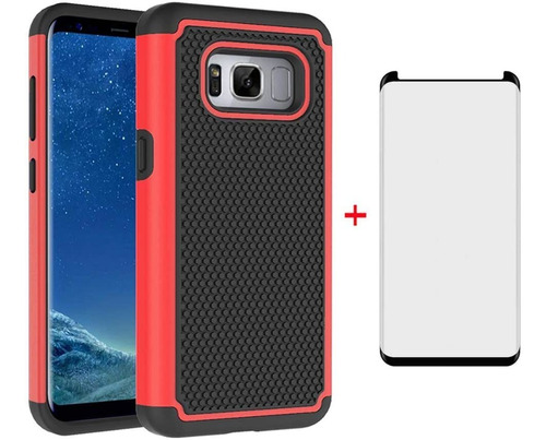 Estuche Para Telefono Para Samsung Galaxy S8 Con Protecto...