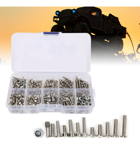 · Coche Tornillos Kit Acero Inoxidable Rc For Traxxas Erevo