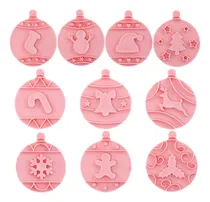Comprar Cortadores De Galletas De Navidad Juego De 10 Cortadores De