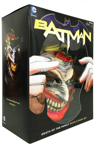 Death Of The Family Batman Book & Mask Set Máscara Joker | Envío gratis