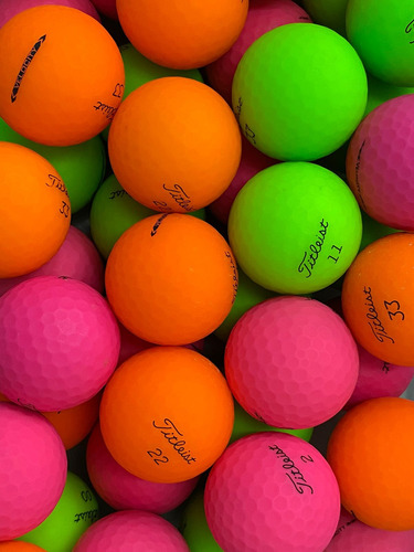 12 Bolas De Golf Titleist Velocity Naranjas
