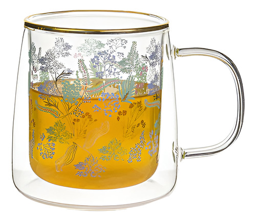 Winter Bloom Taza Doble Vidrio | 250 Ml Adagio Transparente