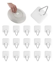 Comprar Soportes Platos, 15 Piezas, Adhesivo Invisible, 3.18 Cm Diám