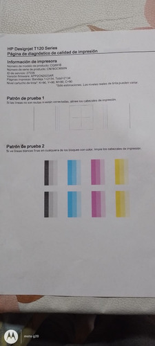 Plotter Hp Designjet T120 24 Red Wifi (Usado)