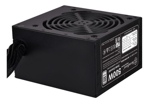 Fuente Silverstone 500w Reales Certificada 80 Plus Calidad! Color Negro