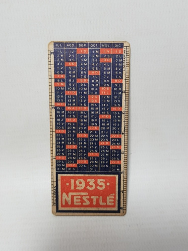 Imagen 2 de 6 de Antiguo Almanaque Bolsillo Nestlé 1935 Mag 57547