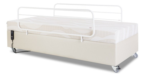Cama Fawler Elétrica Century 0,89x1,89m Com Colchão Acoplad Cor Branco 127/220V