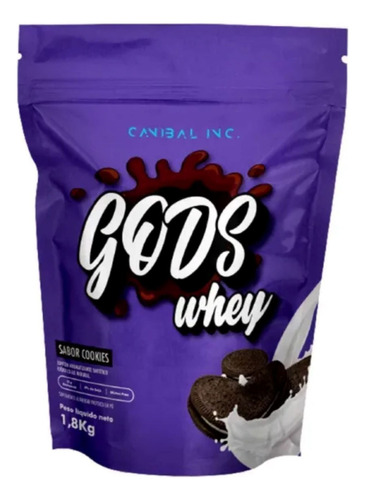 Gods Whey 1.8kg - Canibal Inc. Sabor Cookies