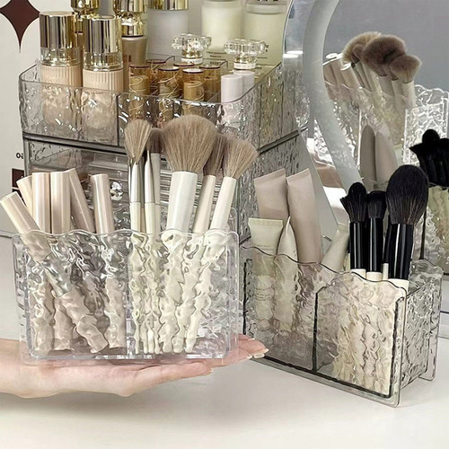 Vestido De Mesa Lipstick Clutter Organizer Com Compartimento